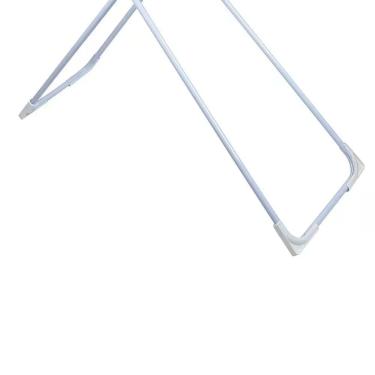 Imagem de Tábua de Passar Roupa Bela Flor Retrátil Aço Tampo em OSB Regulável Branco Mor