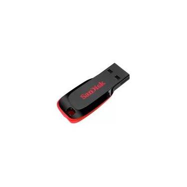 Imagem de Pen Drive 64GB SanDisk Cruzer Blade, USB 2.0, Preto - SDCZ50-064G-B35