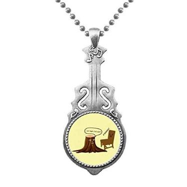 Imagem de OFFbb-USA Pendente de madeira para móveis de cadeira, pingente, joias, música, guitarra, torque, etiqueta