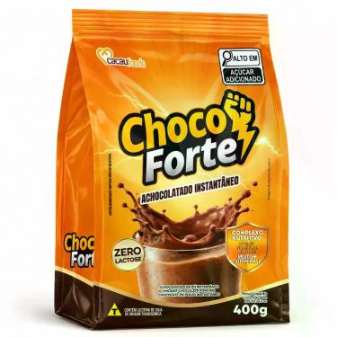 Imagem de ACHOCOLATADO DONA JURA CACAUFOODS 400g CHOCOFORTE 0 LACTOSE - CACAU FO