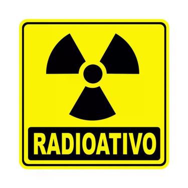 Imagem de Adesivo Lixo Reciclavel 10cmx10cm Nome Do Desenho Radioativo