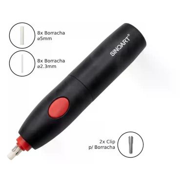 Imagem de Borracha Elétrica Sinoart A298 - Com 16 Refis