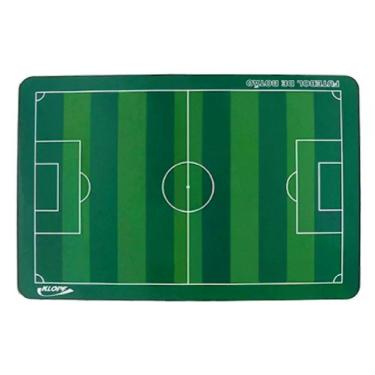 Imagem de Campo para Futebol de Botão 1028 em MDP 15MM com Bordas Plásticas e Embalagem com 4 Unidades Verde Klopf