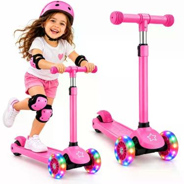 Imagem de Patinete Infantil 3rodas Patinete Scooter Infantil Rosa - Iwmabru, Ros