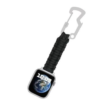 Imagem de Wuryuema Chaveiro de relógio compatível com Apple Watch séries 9/8/7/6/5/4/3/2/1/SE/Ultra/Ultra2, pulseira de relógio para Apple Watch/iWatch série 42 44 45 49 mm