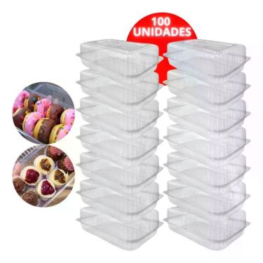 Imagem de Pote Retangular Bipack Bp10 C/ 100 Unidades 31cm - Sem marca
