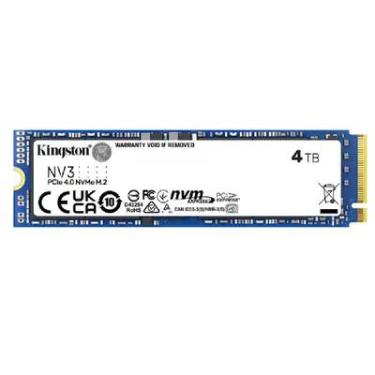 Imagem de SSD Kingston Nv3 4TB M.2 2280 Nvme Leitura 6000mbs Gravação 5000mbs - Snv3s/4000g