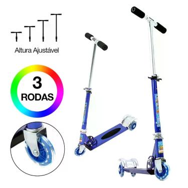 Imagem de Patinete Toy Story de Três Rodas Ajuste de Altura Azul - DM Radical