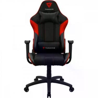 Imagem de Cadeira Gamer EC3 em Poliuretano com Tecnologia Air Tech, Mecanismo de Balanço e Rotação 360 Graus Vermelho