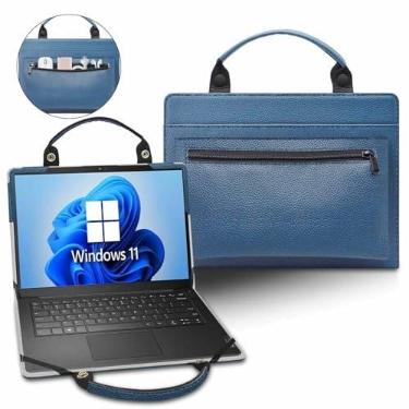 Imagem de Capa para laptop Lenovo Yoga Slim 6i 14 Gen 8 com bolsa portátil com alça de bolsa, azul