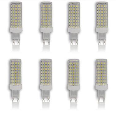 Imagem de Kit 8 Lampada Led Halopim G9 15w 96 Leds Para Lustre Arandela (Branco quente)