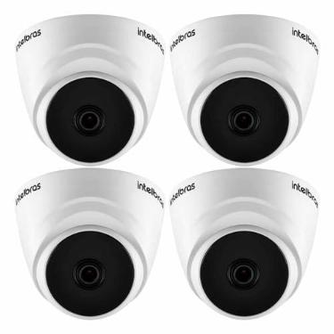 Imagem de Kit 4 Câmeras Intelbras Vhl 1220 Dome Hdcvi Lite Full Hd 1080p, Lente 2.8mm, Visão Noturna 20m