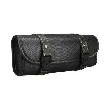 Imagem de Bolsa De Ferramentas Para Motocicleta Em Couro PU Impermeável, Alforje