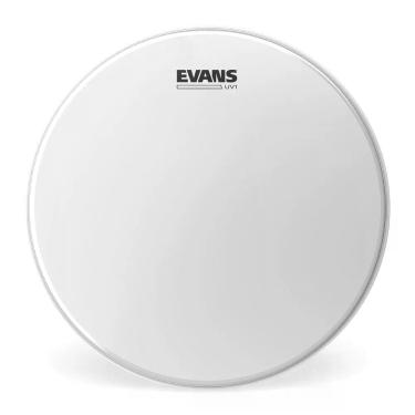 Imagem de Pele para Bateria B08UV1 UV1 com Revestimento UV para Maior Durabilidade Branco Evans 8''