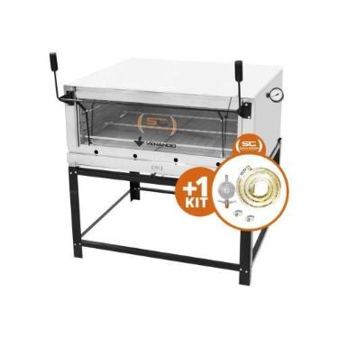 Imagem de Kit - Forno Gás Industrial Roma Inox Firi110 + Kit Gás 2kg - Venâncio