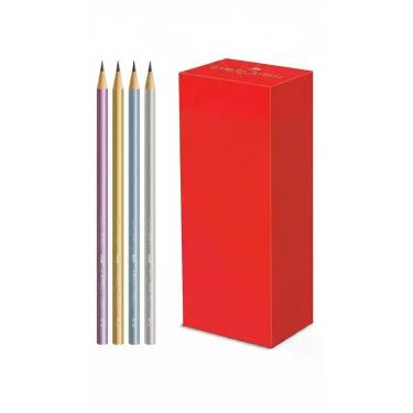 Imagem de Cx 72 Lápis Grafite Metallic Graduação B - Congratulations Store