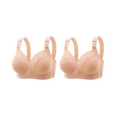 Imagem de Bralette de Renda Plus Size - Decote V Profundo - Lingerie Sexy, 40, 2
