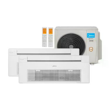 Imagem de Ar Condicionado Bi Split Midea 27000 BTUs (K7 1V 12K+18K) Quente e Frio Inverter 220V R410A (38MBMTA27M5)