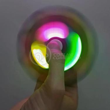 Imagem de Hand Spinner Pop It Led Luminoso Tiktok Sensorial Azul
