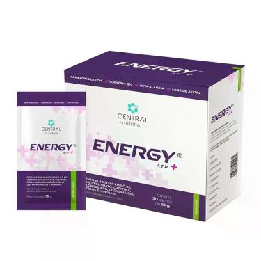 Imagem de Energy ATP+ Sem Xilitol 10g 30 Sachês - Central Nutrition, Limão