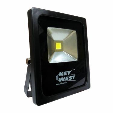 Imagem de Refletor Slim SuperLed SMD Branco - 10w  Bivolt- DNI 6065 - Key west