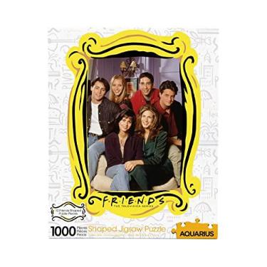 Imagem de AQUARIUS Quebra-cabeça Friends Apartment (1000 peças) – Sem brilho – Ajuste preciso – Praticamente sem poeira de quebra-cabeça – Mercadoria e colecionáveis oficialmente licenciados – 50 x 71 cm