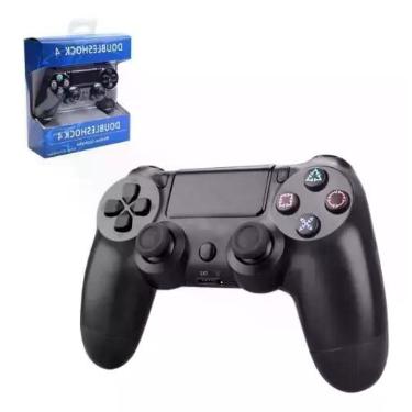Imagem de Manete Ps4 Preto Com Bluetooth Para Video Game - Joystick