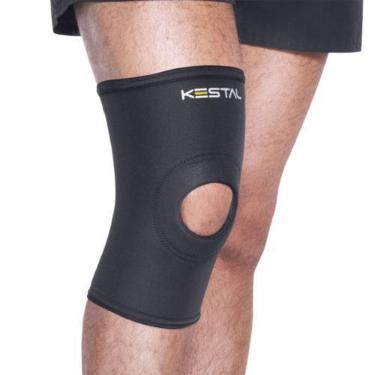 Imagem de Joelheira Com Orifício e Reforço em Neoprene Para Suporte de Joelho - 