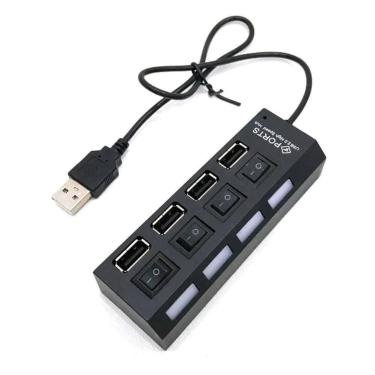 Imagem de Hub Usb 2.0 4 Portas Alta Velocidade - DEX