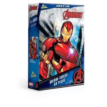 Imagem de Toyster - Quebra-cabeça: Os Vingadores: Homem de Ferro - 60 peças - Marvel - JAK