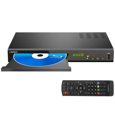 Imagem de Leitor BluRay DVD LONPOO 1080P HD Metálico