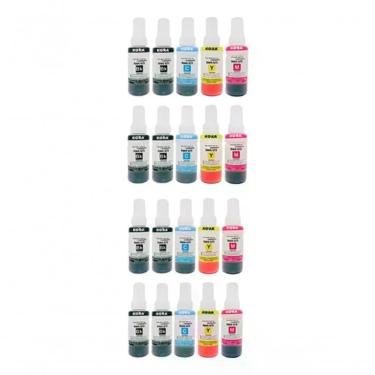 Imagem de Kit 20 Refil De Tinta T664 Para Epson L120 L310 L355 L380