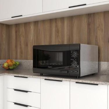 Imagem de Forno Fogatti Elétrico Bancada Super New Black Kromanox 45 Litros Pret