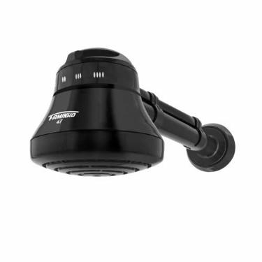 Imagem de CHUVEIRO ELÉTRICO - DUCHA FAMINHO 4T BLACK 220V 6800W COM CANO 30CM - FAME