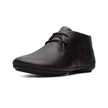 Imagem de Camper Bota feminina no tornozelo direito, preta, 38, Preto, 36