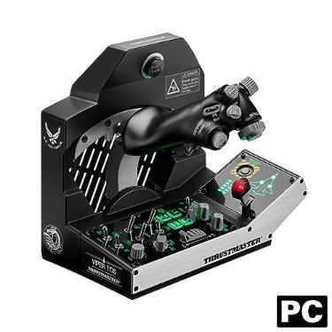 Imagem de Thrustmaster Viper TQS Mission Pack: Metal Throttle Quadrant System, Throttle and Control Panel Included, 64 Action Buttons, 6 Axes, Licensed by the U.S. Air Force (Compatible with PC)