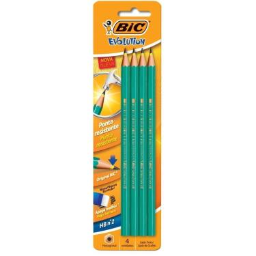 Imagem de Lapis Preto Sextavado Evolution 2HB S/BORRACHA (3270220000167) - BIC
