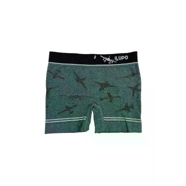 Imagem de Cueca Boxer Infantil Microfibra Cós Lista Lupo - Conforto e Estilo, Si