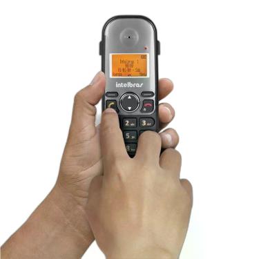Imagem de Telefone Interfone sem Fio com Ramal Externo Intelbras TIS 5010 4521102 Até 7 Dispositivos