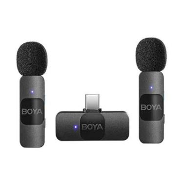 Imagem de Microfone Lapela Sem Fio Boya By-v20, Wireless, Usb-c