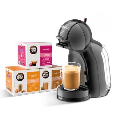 Imagem de Kit Cafeteira Nescafé Dolce Gusto Mini Me Preta 110v + 30 Cápsulas