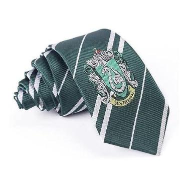 Imagem de Gravatas Hogwarts - Sonserina, Lufa-Lufa, Corvinal & Grifinória - Harry (Sonserina)