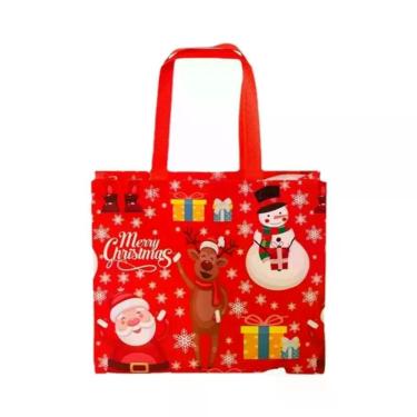 Imagem de Sacolas De Presente De Natal Para Crianças, Sacola Não Tecida Impermeá