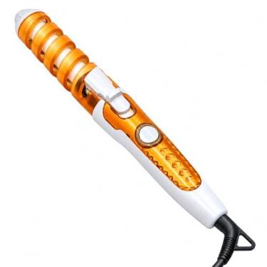 Imagem de Modelador de Cachos Elétrico Automático Espiral Anti Frizz | Crie cachos perfeitos e brilhantes sem esforço com este modelador automático, com tecnologia anti-frizz e bivolt