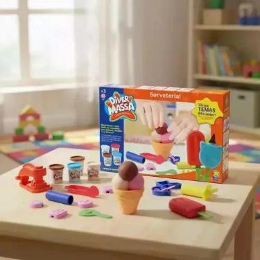 Imagem de Massinha Sorveteria Fábrica de Sorvetes Divertoys