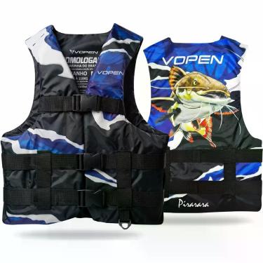 Imagem de Colete Salva Vidas Homologado Nylon Fishing VP22F - Vopen, Pirarara, M