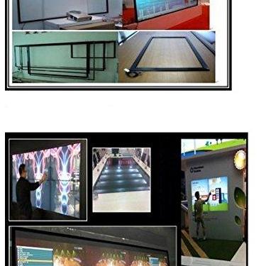 Imagem de GOWE 4 pontos de toque reais 60 polegadas IR multi touch frame painel/moldura de tela sem vidro formato 16:9