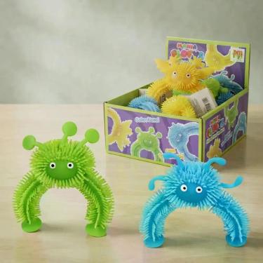 Imagem de Kit 3 Squishy Flofys Monstrinho Com Ventosa Divertido - DM Toys
