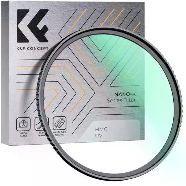 Imagem de Filtro de proteção UV K&F Concept 77mm MC para lente de câmera