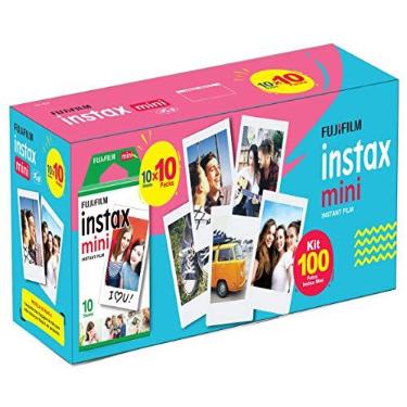Imagem de KIT FILME INSTAX MINI 100 FOTOS, Fujifilm, Todas as cameras Instax Mini e Impressora Instax Share SP-1 e SP-2, Filmes, pacote de 10